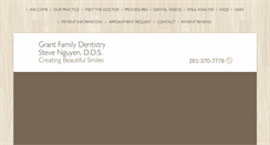 Desktop Screenshot of grantfamilydentistry.com